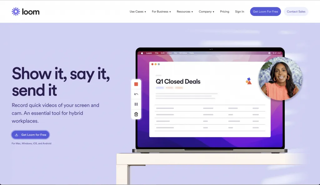 loom homepage