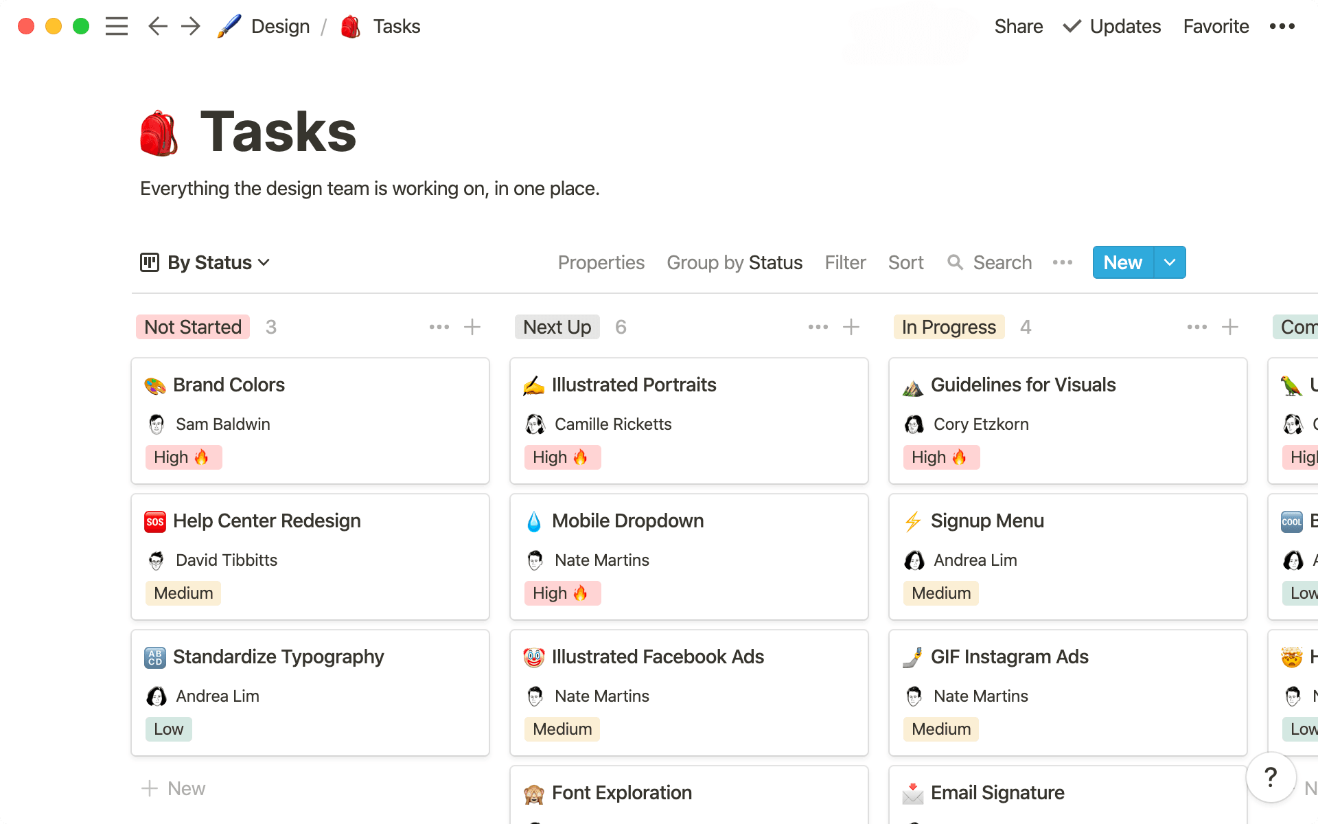 notion dashboard crm