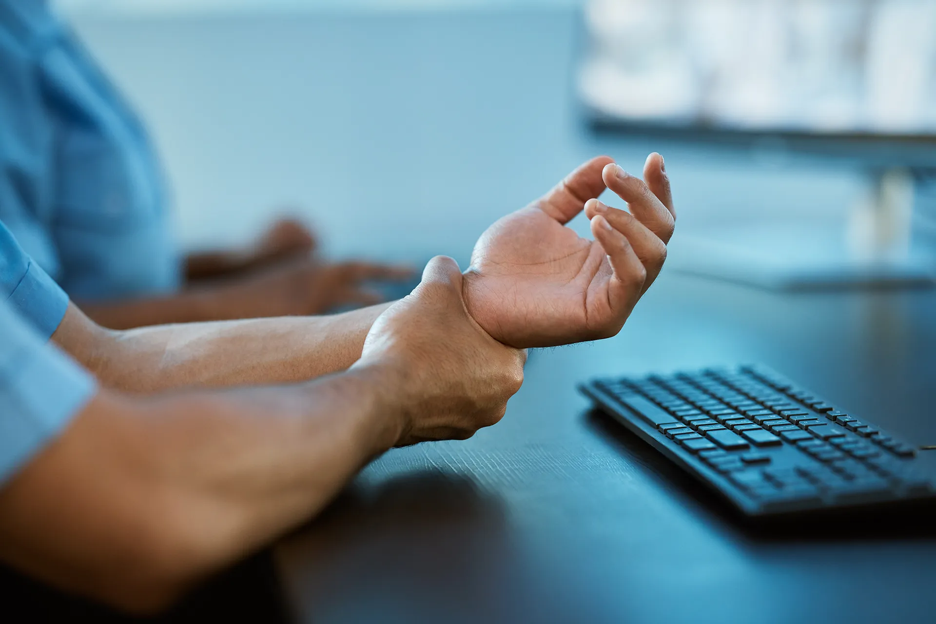 Typing keyboard pain