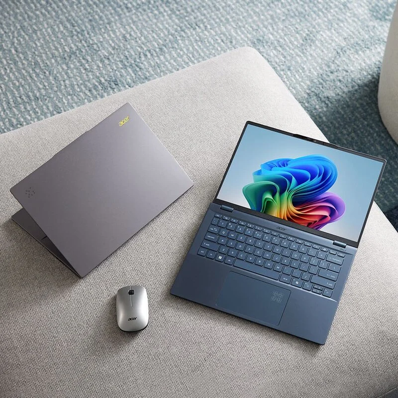 Acer Swift 14 AI in silver