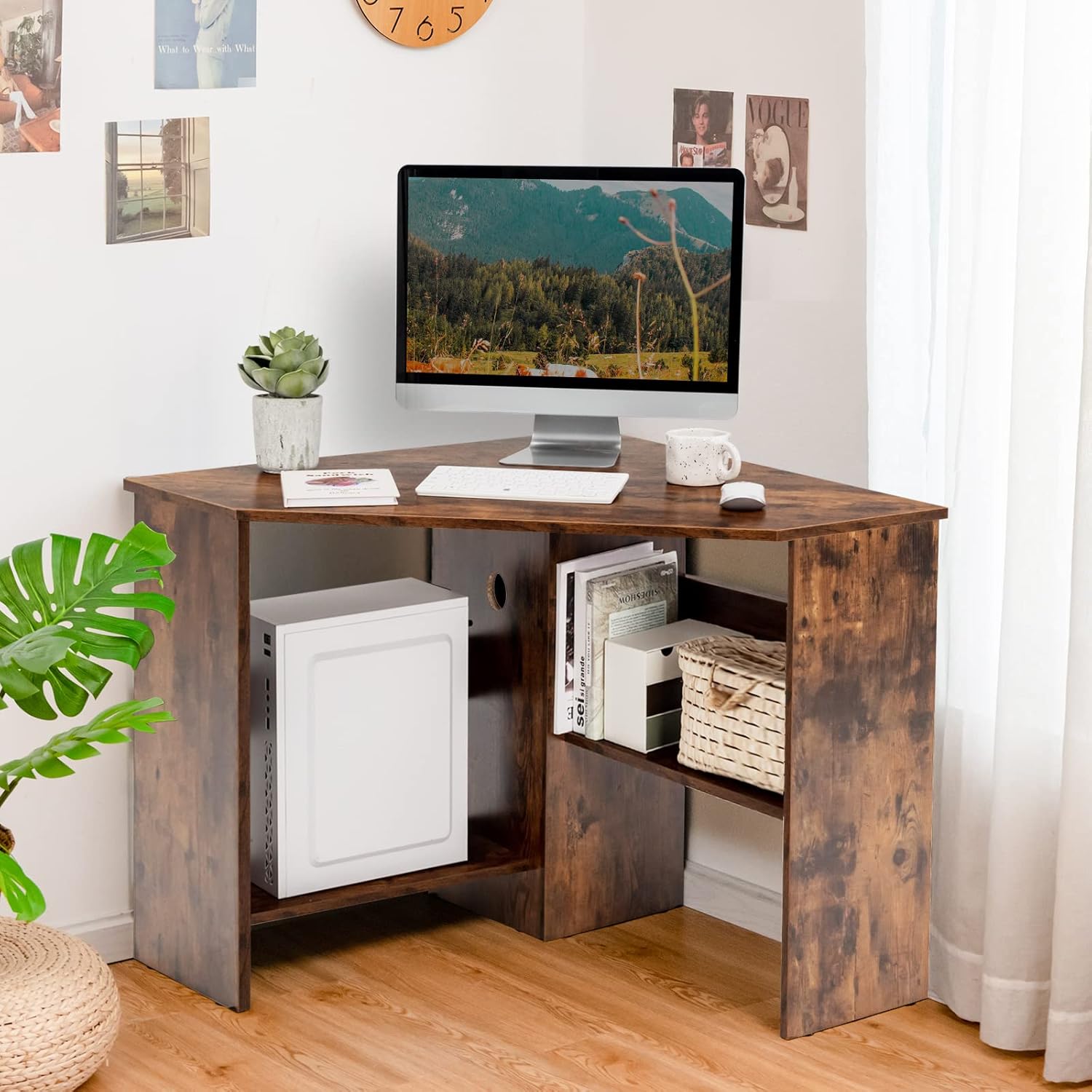 Narrow Corner Desk