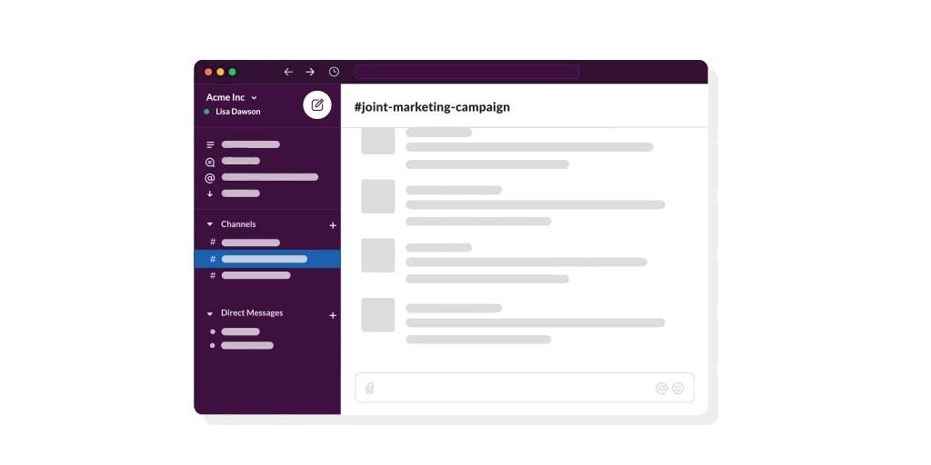 slack chat screenshot