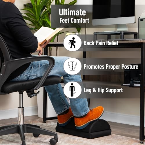 Mind Reader Air-Cloud Memory Foam Footrest